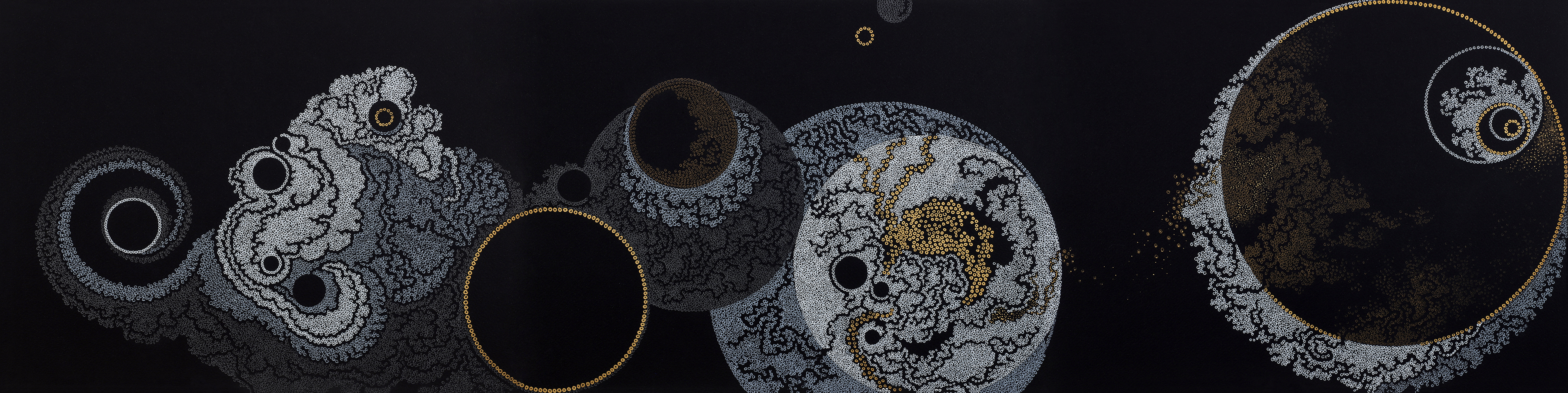 Moondust (Set of 3) by Sukanya Garg by Nitu Chhajer