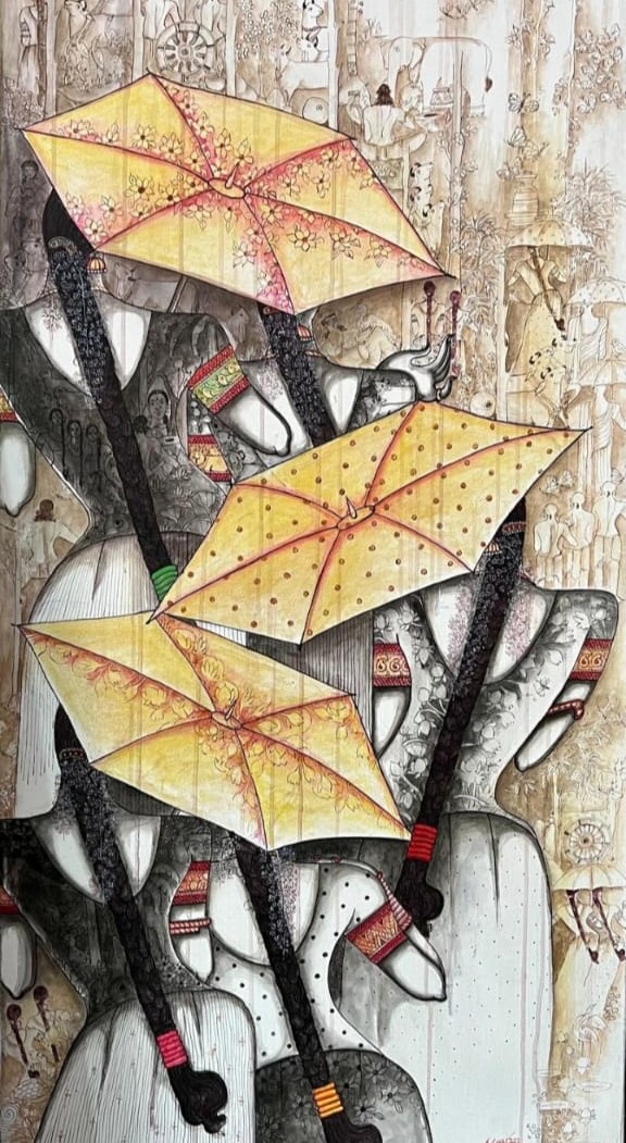 In the Golden Rain by Kappari Kishan 