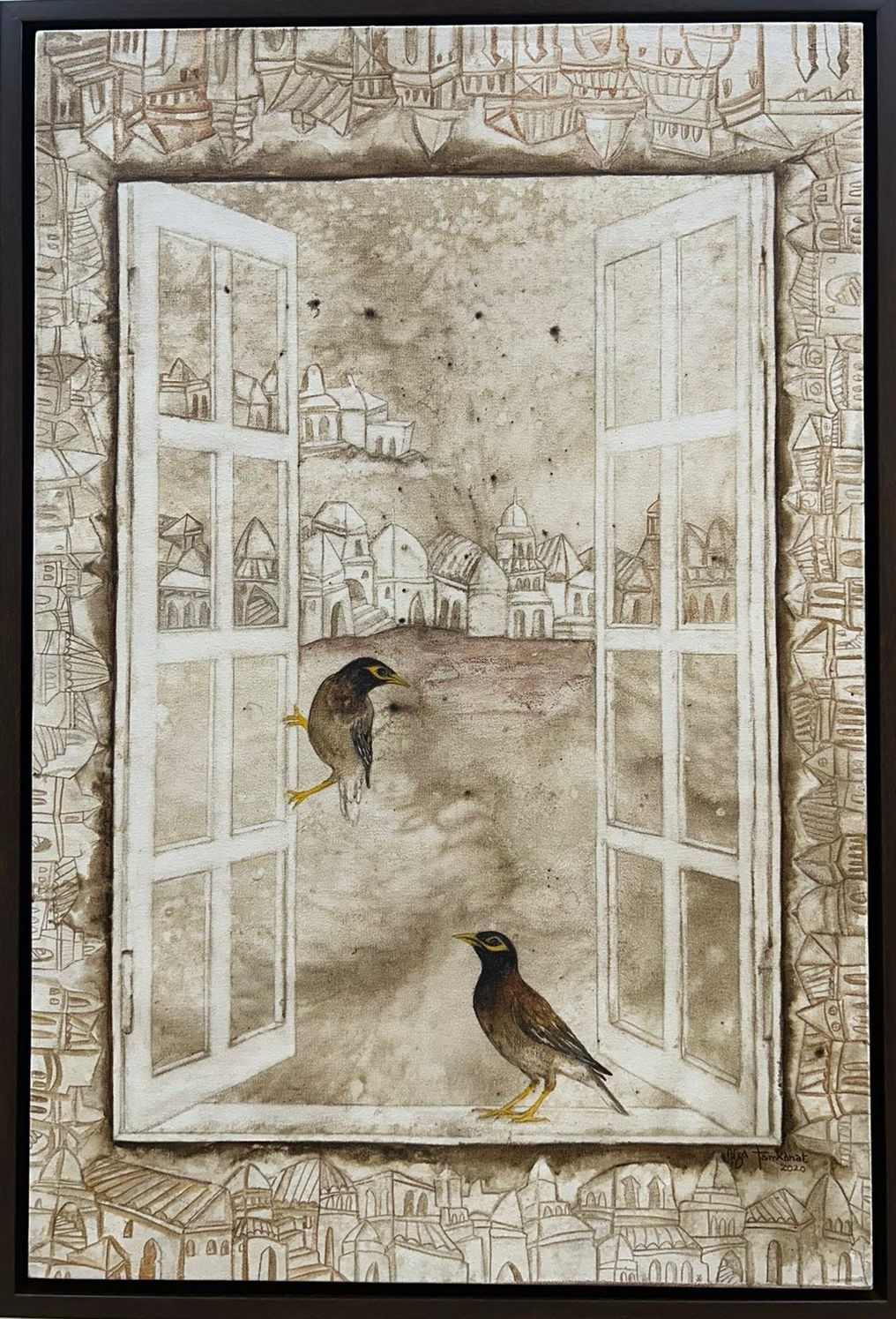 Through the Quiet Pane by Afza Tamkanat 