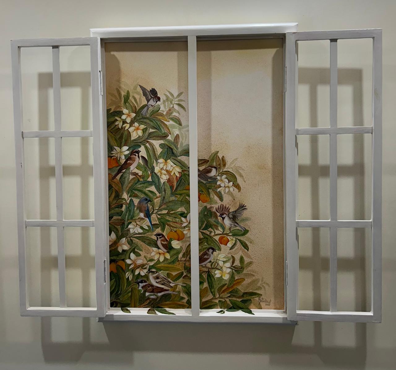 The Window Sings by Afza Tamkanat 