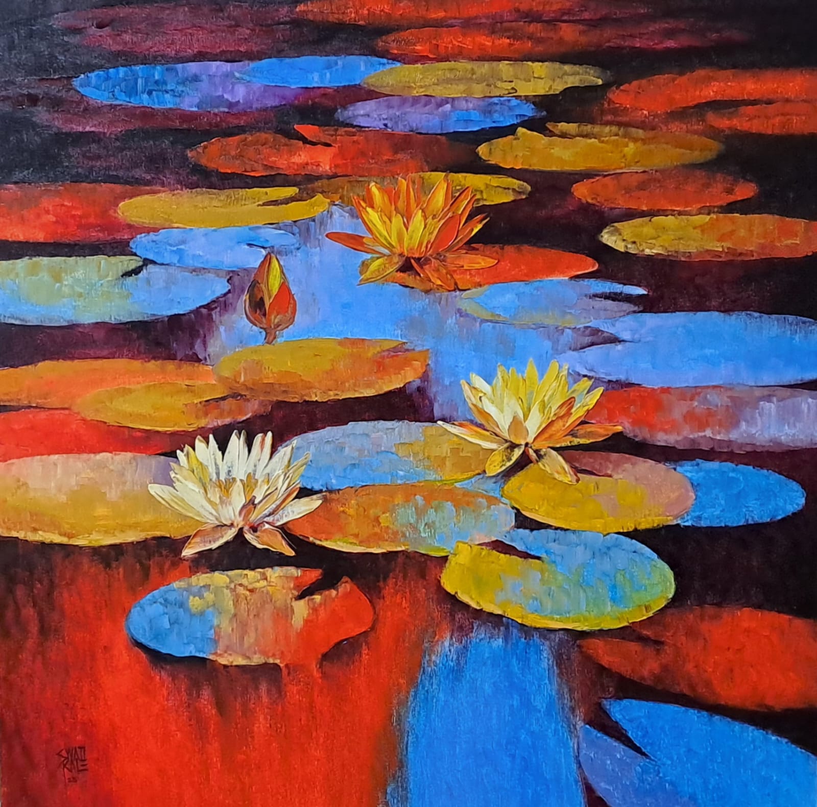 Pond of Serenity - I by Swati Kale 