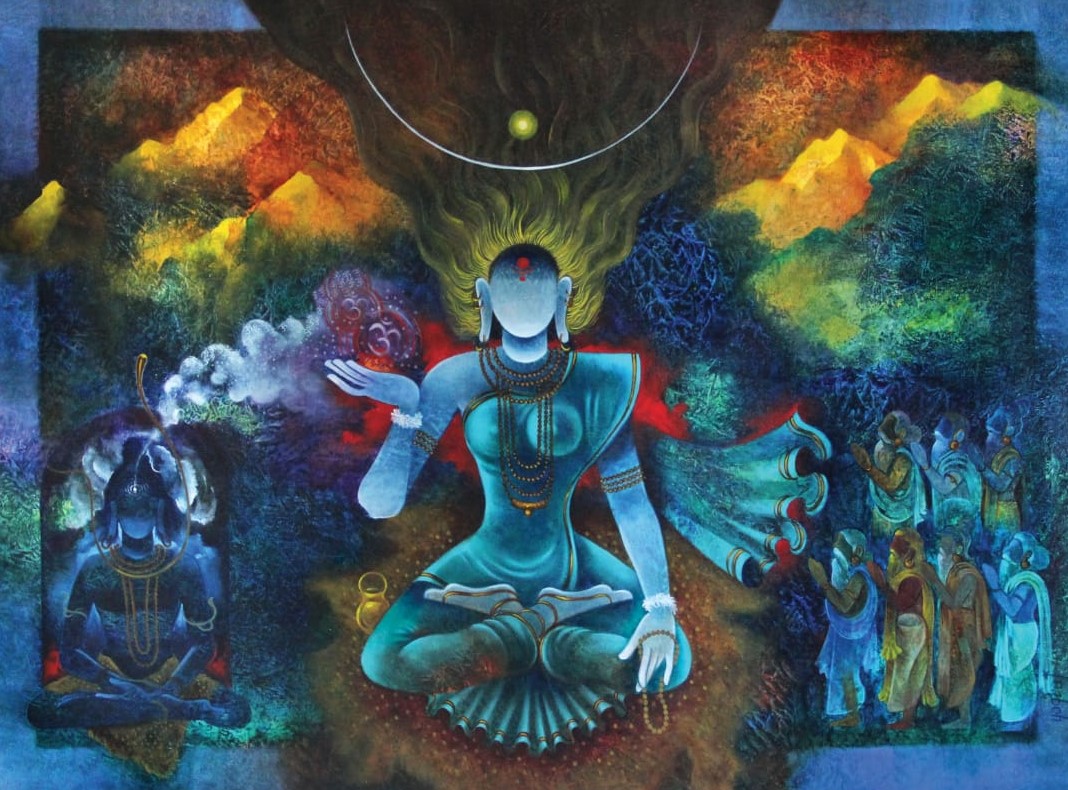 Goddess Brahmacharini by Yograj Verma