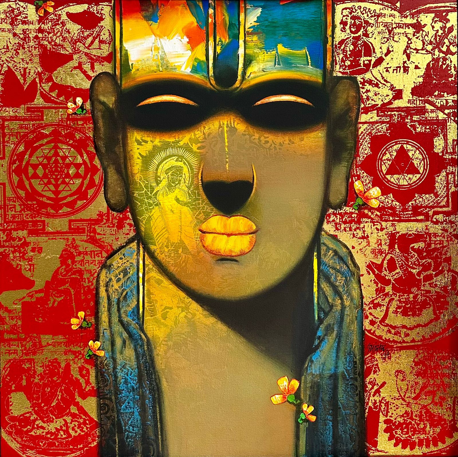 Brahmin Monk by Sujata Achrekar