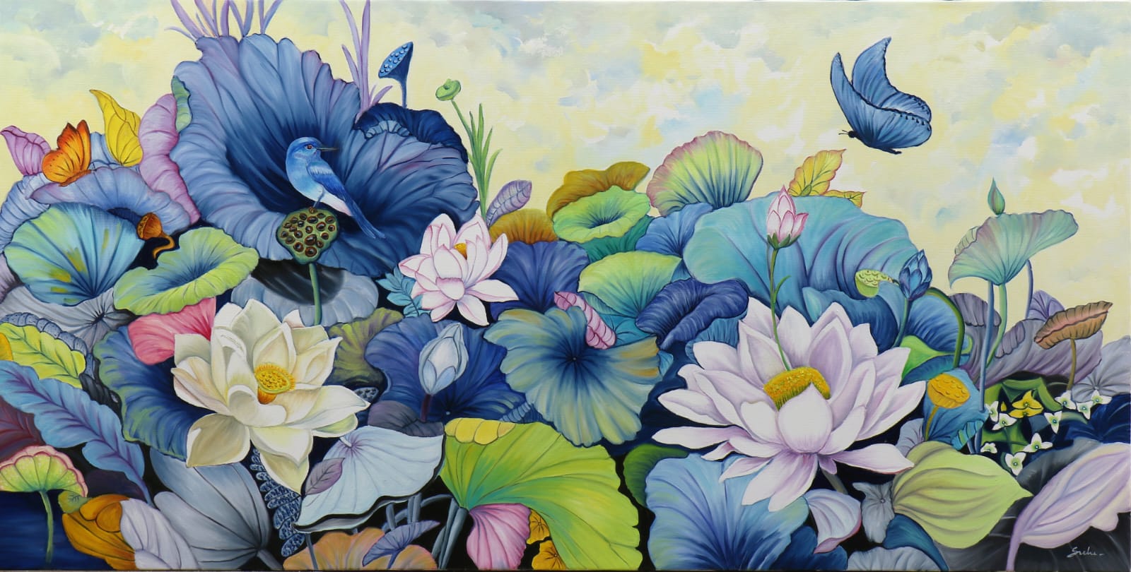 Where Lotus Dreams Drift - I by Sulakshana Dharmadhikari